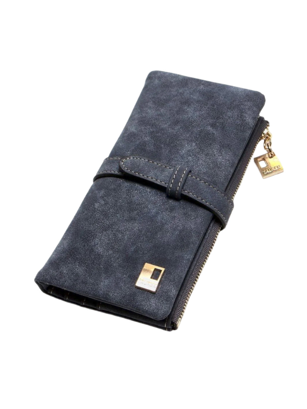 Chic Nubuck Women's Wallet with Zipper Closure, Multiple Card Pockets, Durable Polyurethane Leather 1
