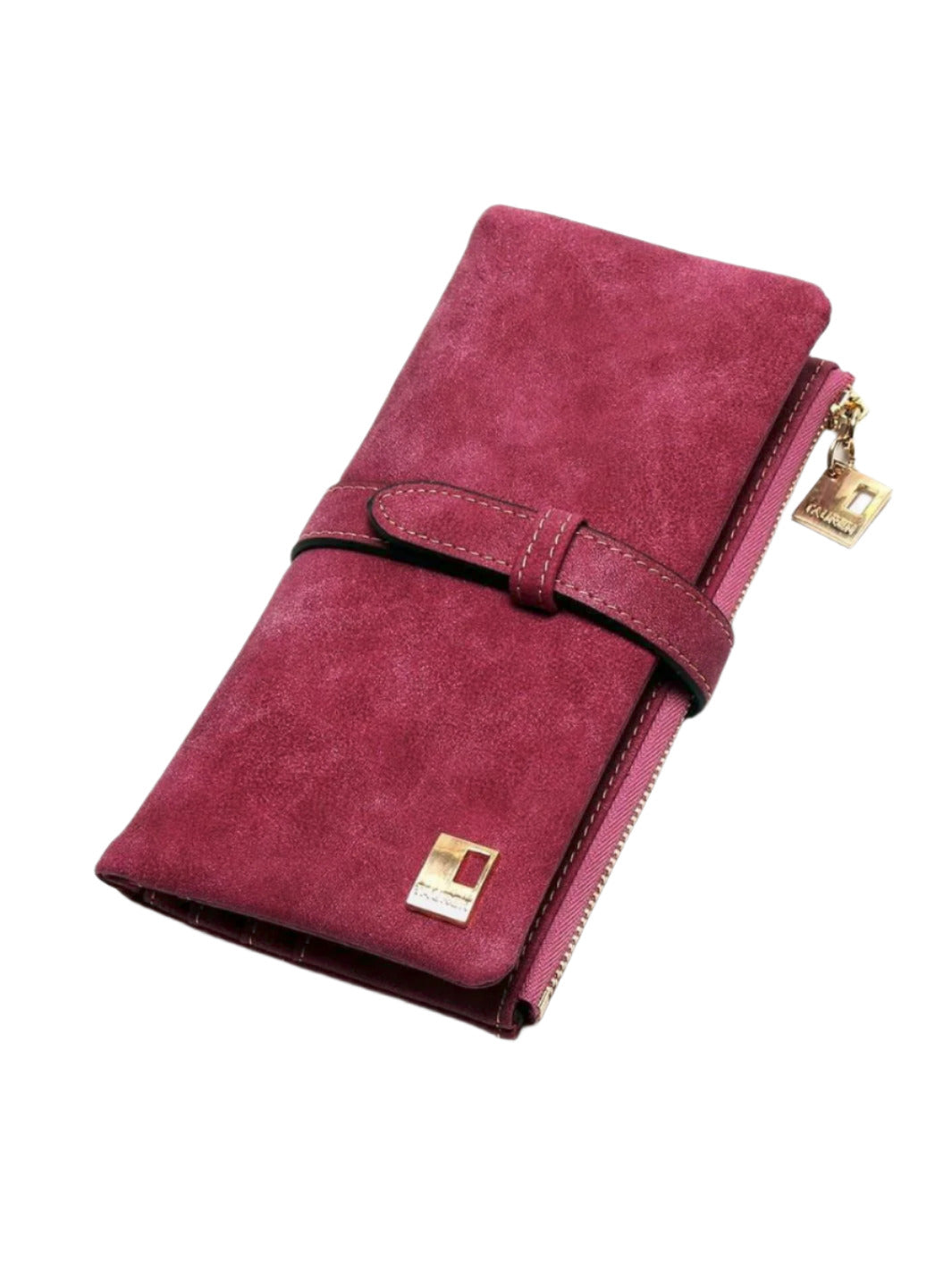 Chic Nubuck Women's Wallet with Zipper Closure, Multiple Card Pockets, Durable Polyurethane Leather 8