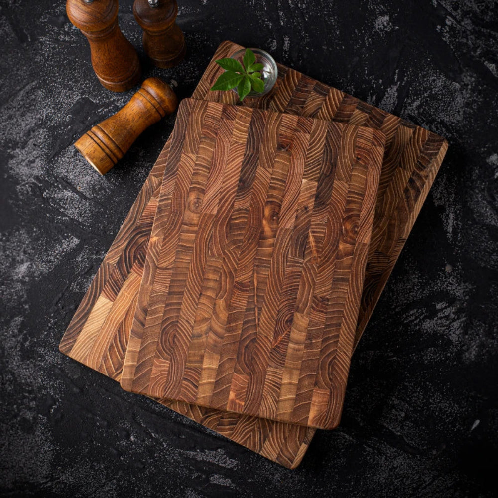 Chef Cutting Board | End-Grain Wooden Chopping Block