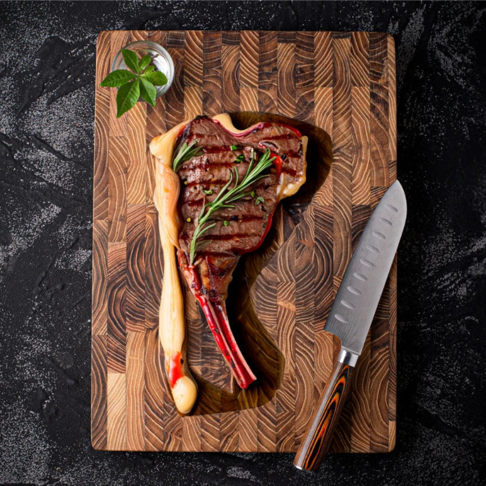Chef Cutting Board | End-Grain Wooden Chopping Block