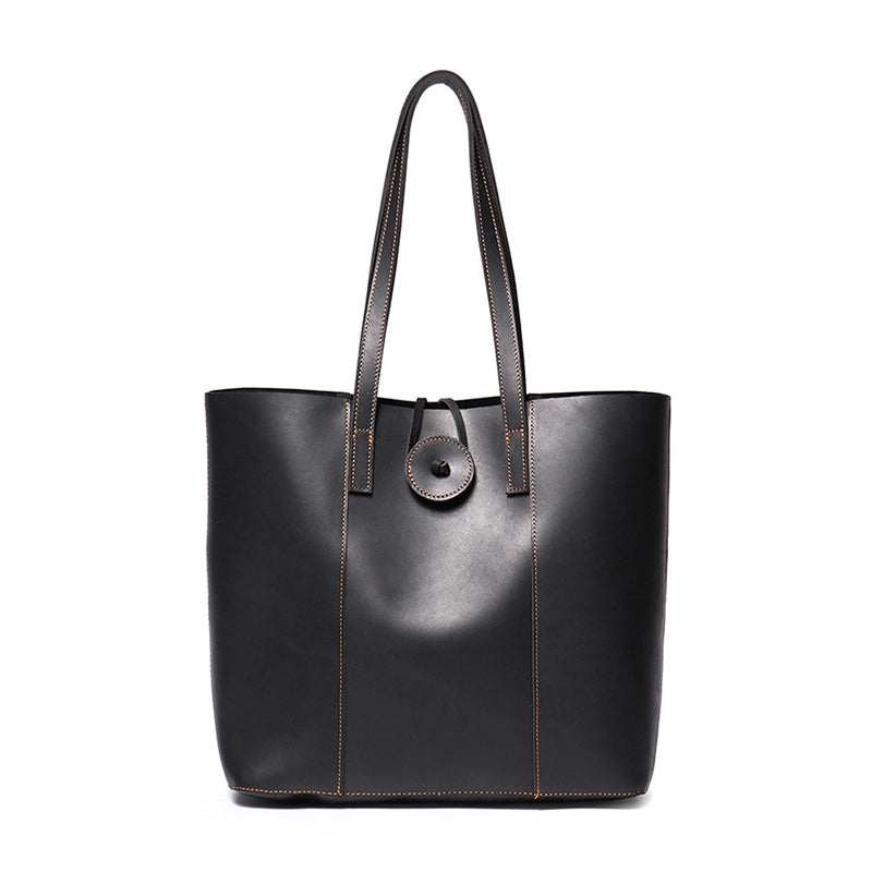 Classic Crazy Horse Leather Tote Bag | Spacious & Durable Design for Everyday Use 11