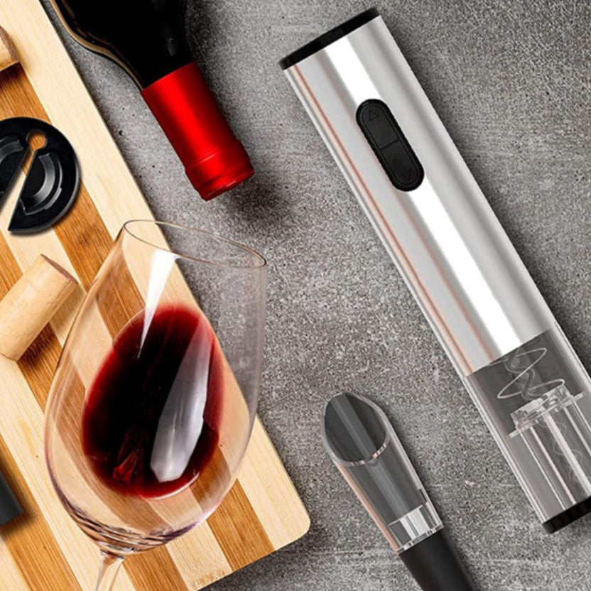 Electric Corkscrew | Wine Bottle Opener with Foil Cutter