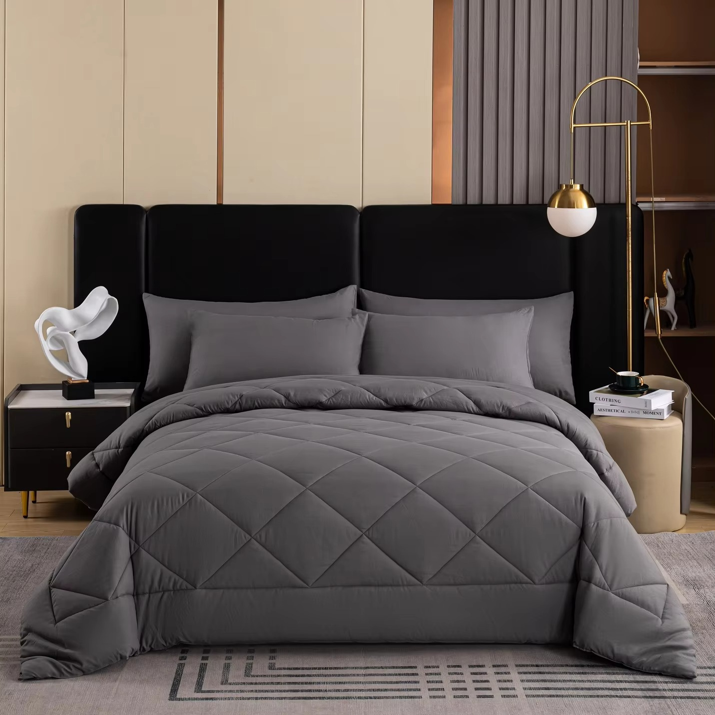 Soft Duvet Bedding Set | Cozy Fabric Cover with Pillowcases Included