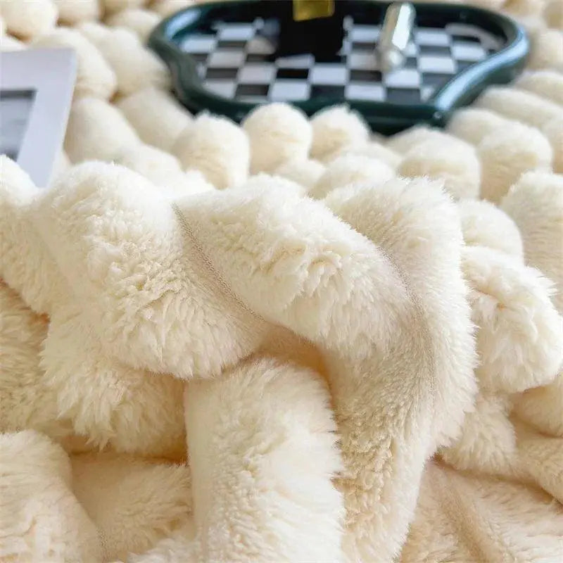 Soft Bed and Sofa Blanket | Textured Throw for Everyday Comfort