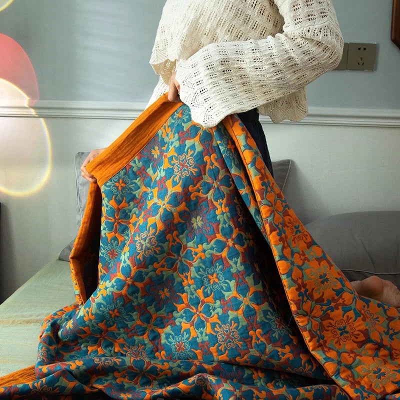 Otis Home Throw Blanket | Stylish Soft Blanket for Sofa & Bed