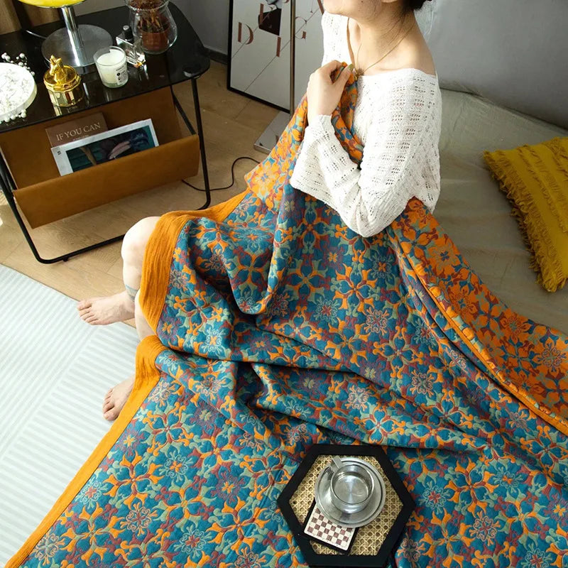 Otis Home Throw Blanket | Stylish Soft Blanket for Sofa & Bed