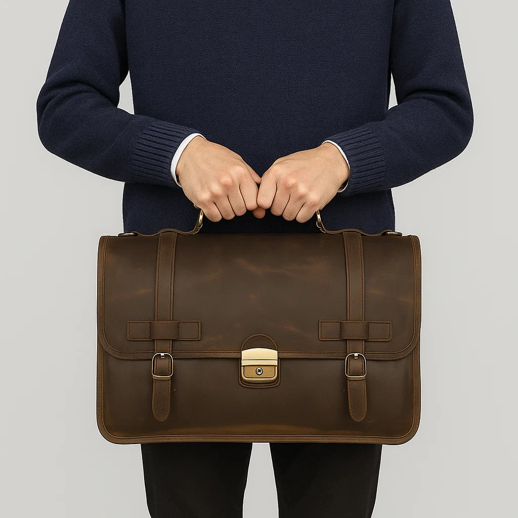 Elandor | Classic Ledger Satchel