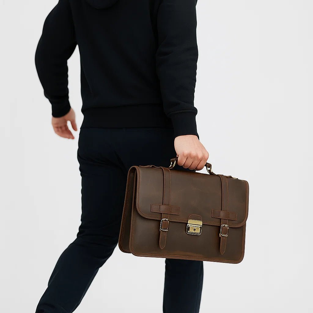 Elandor | Classic Ledger Satchel