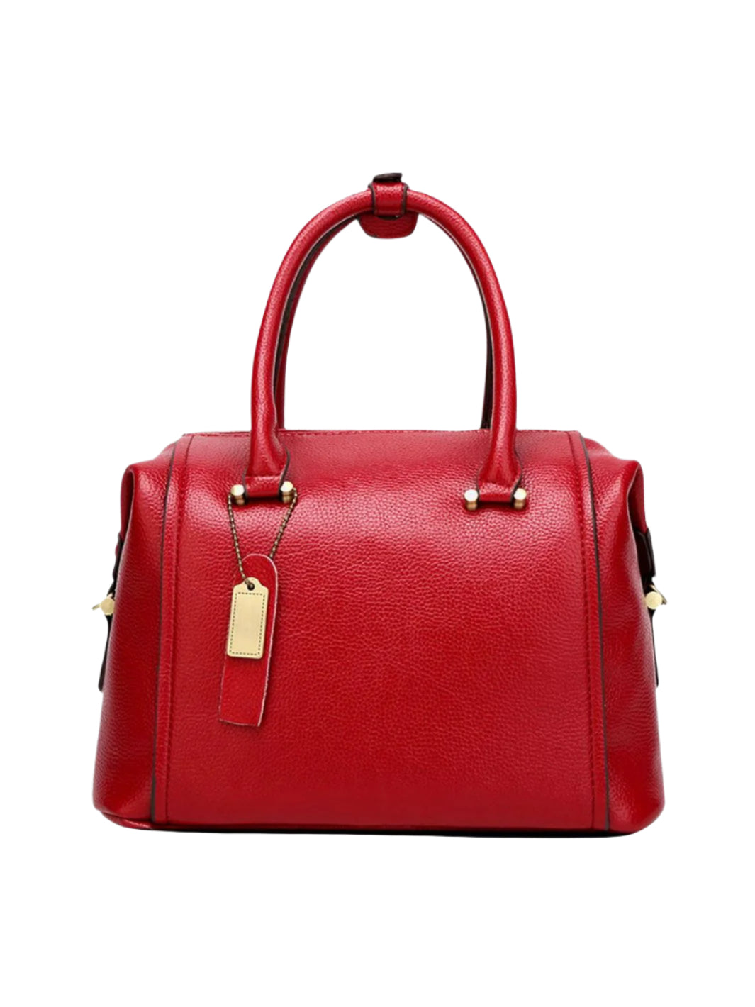 Elegant Leather Bowling Handbag with Adjustable Strap – Chic and Practical Women’s Accessory for All Occasions 10