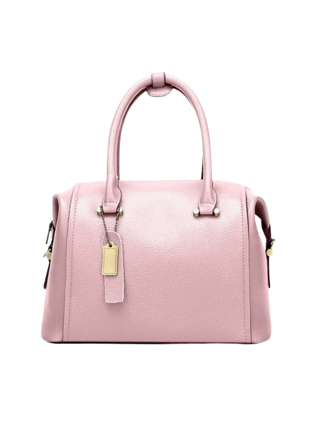 Elegant Leather Bowling Handbag with Adjustable Strap – Chic and Practical Women’s Accessory for All Occasions 11
