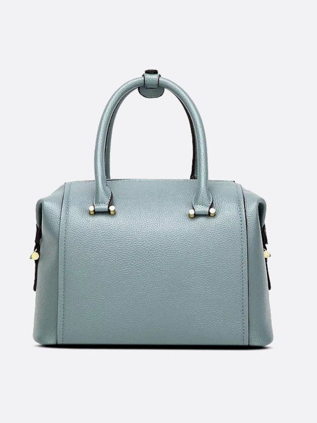 Elegant Leather Bowling Handbag with Adjustable Strap – Chic and Practical Women’s Accessory for All Occasions 3
