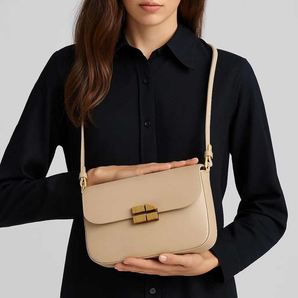 Esme | Modern Saddle Lock Bag