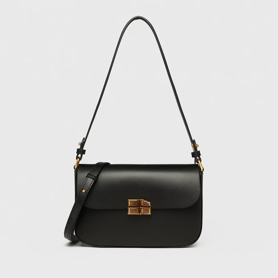 Esme | Modern Saddle Lock Bag
