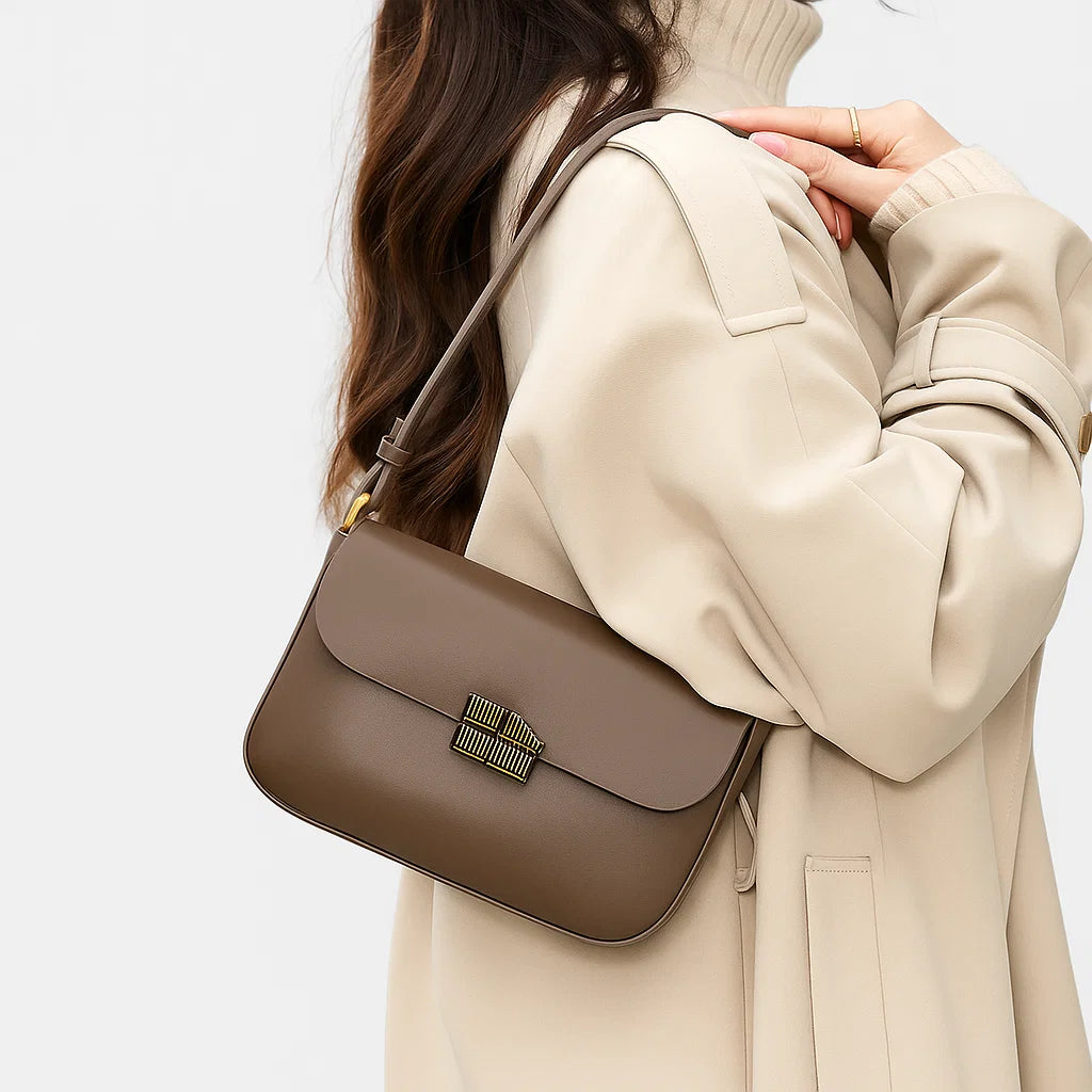 Esme | Modern Saddle Lock Bag