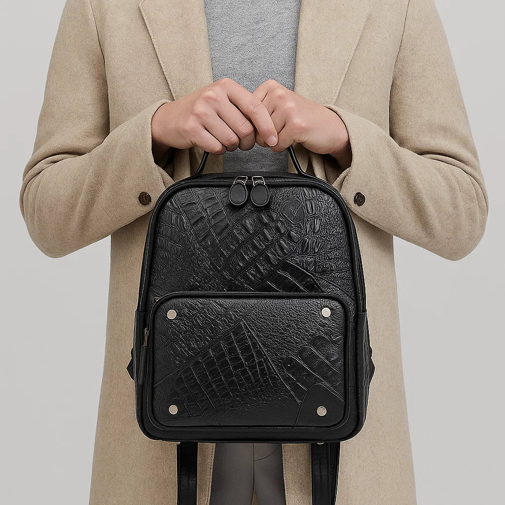 Florence | Embossed Heritage Backpack