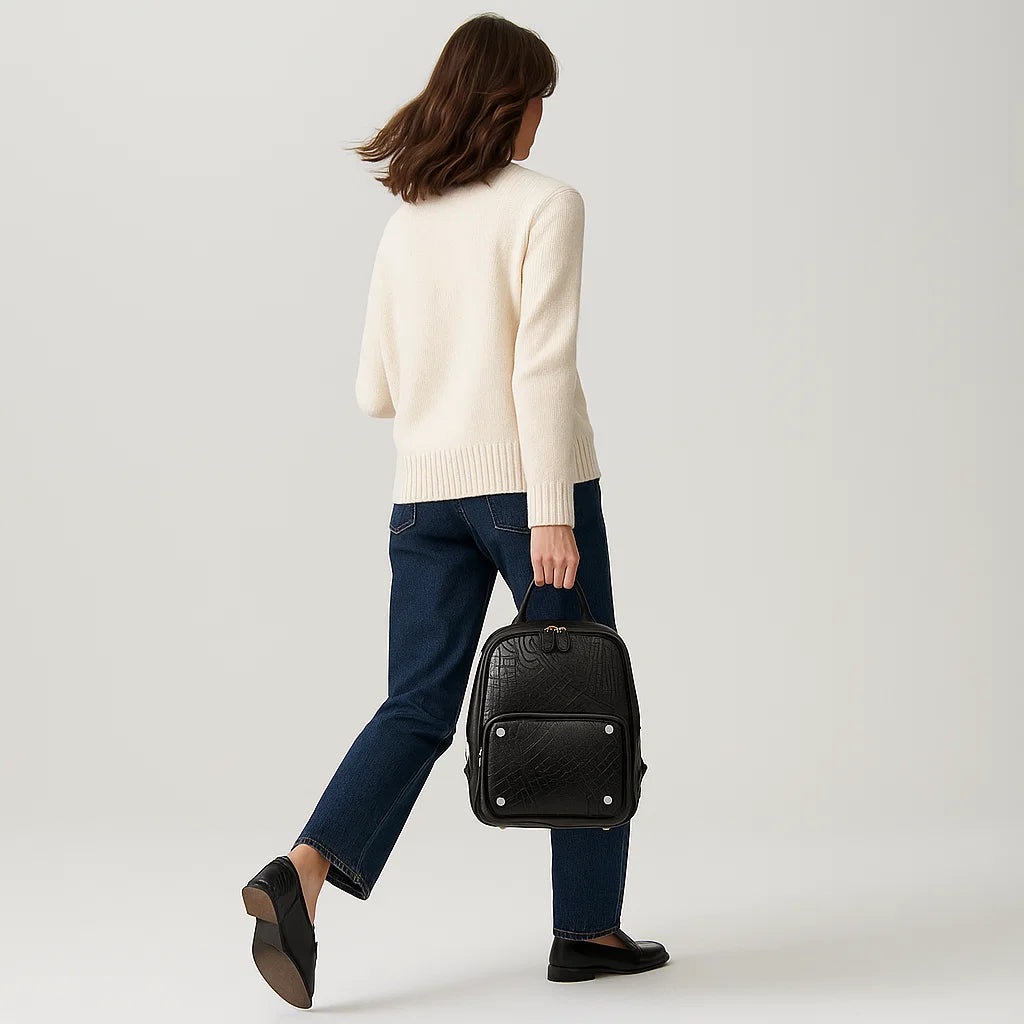 Florence | Embossed Heritage Backpack