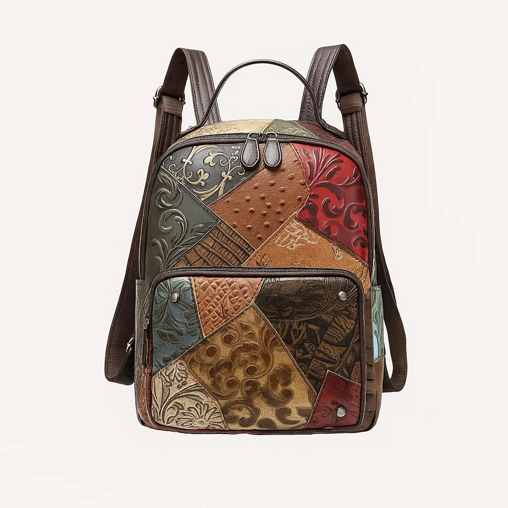 Florence | Embossed Heritage Backpack