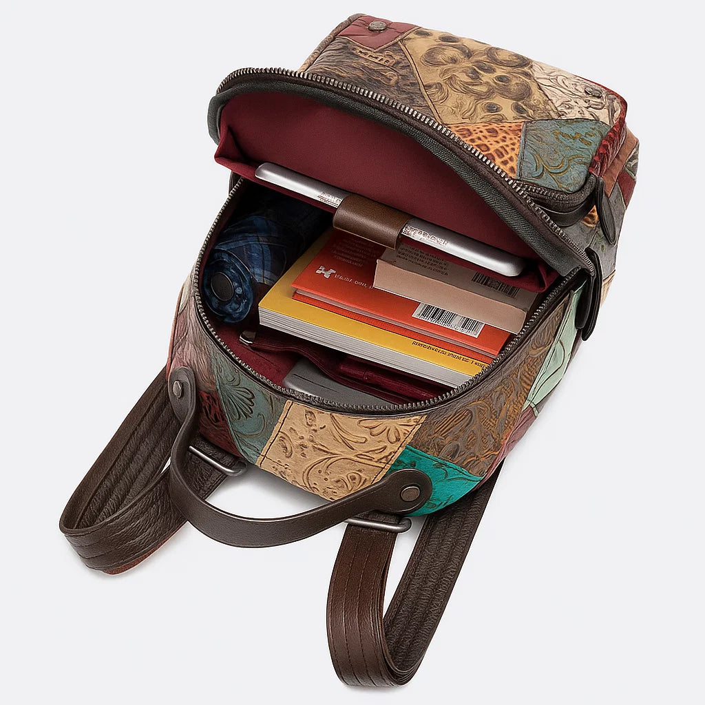 Florence | Embossed Heritage Backpack