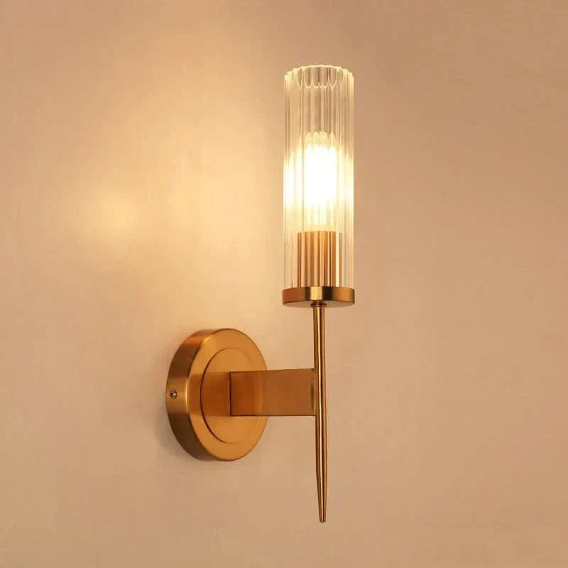 Modern Accent | EternaGlass Stainless Steel Wall Lamp