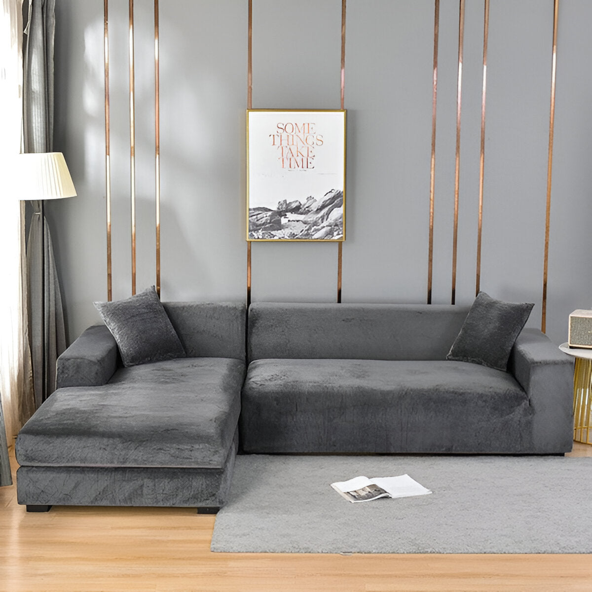 Luxe Sofa Cover | Elegant Design with Cozy Comfort