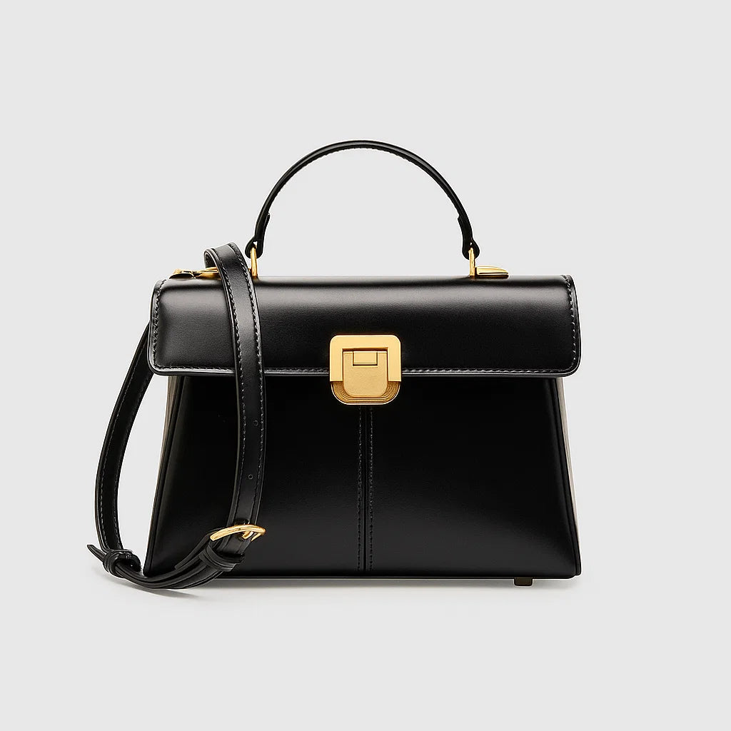 Inès | Timeless Trapeze Handbag