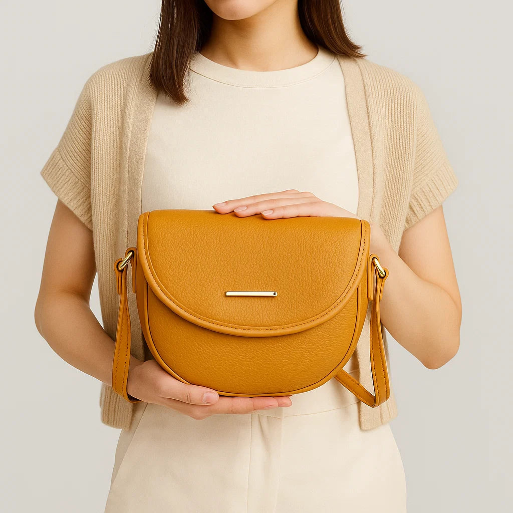 Kaia | Neutral Chic Dome Shoulder Bag
