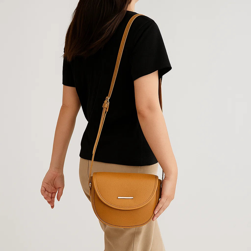 Kaia | Neutral Chic Dome Shoulder Bag