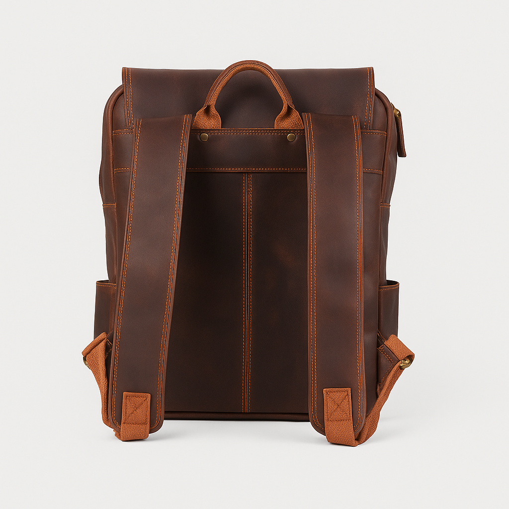 Lennox | Vintage Brown Travel Backpack
