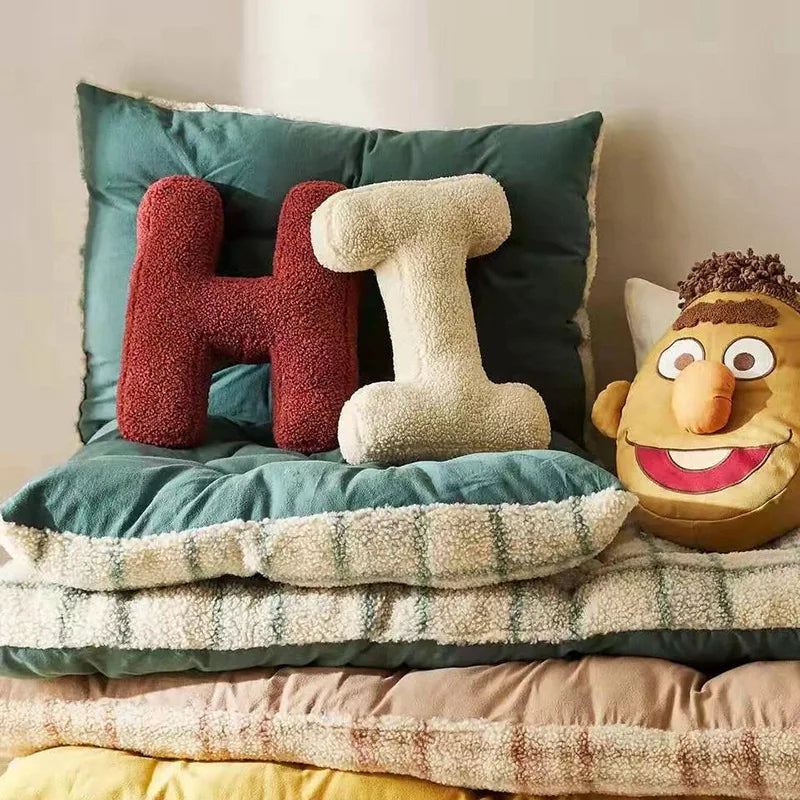 Personalized Sofa Pillow | Letter Design Custom Throw Cushion