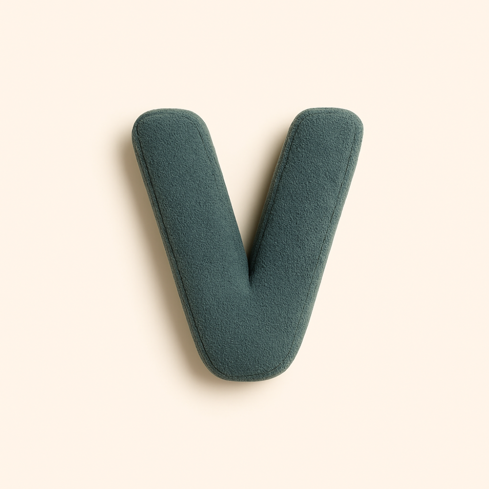 Personalized Sofa Pillow | Letter Design Custom Throw Cushion