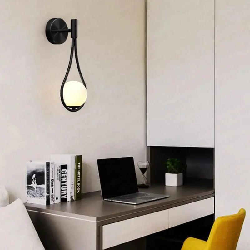OsloLume Wall Light | LED Scandinavian Wood & Metal Blend