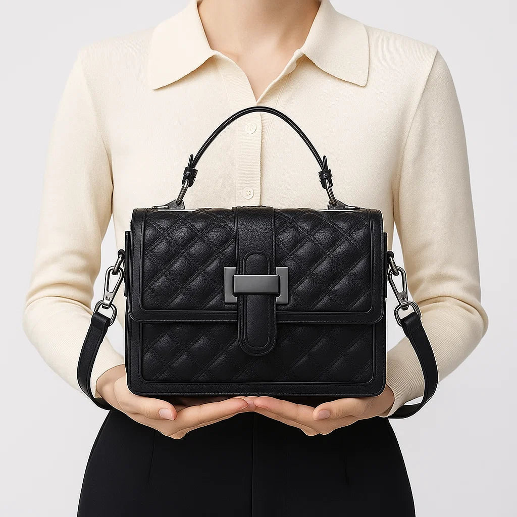 Maren | Diamond-Stitch Satchel