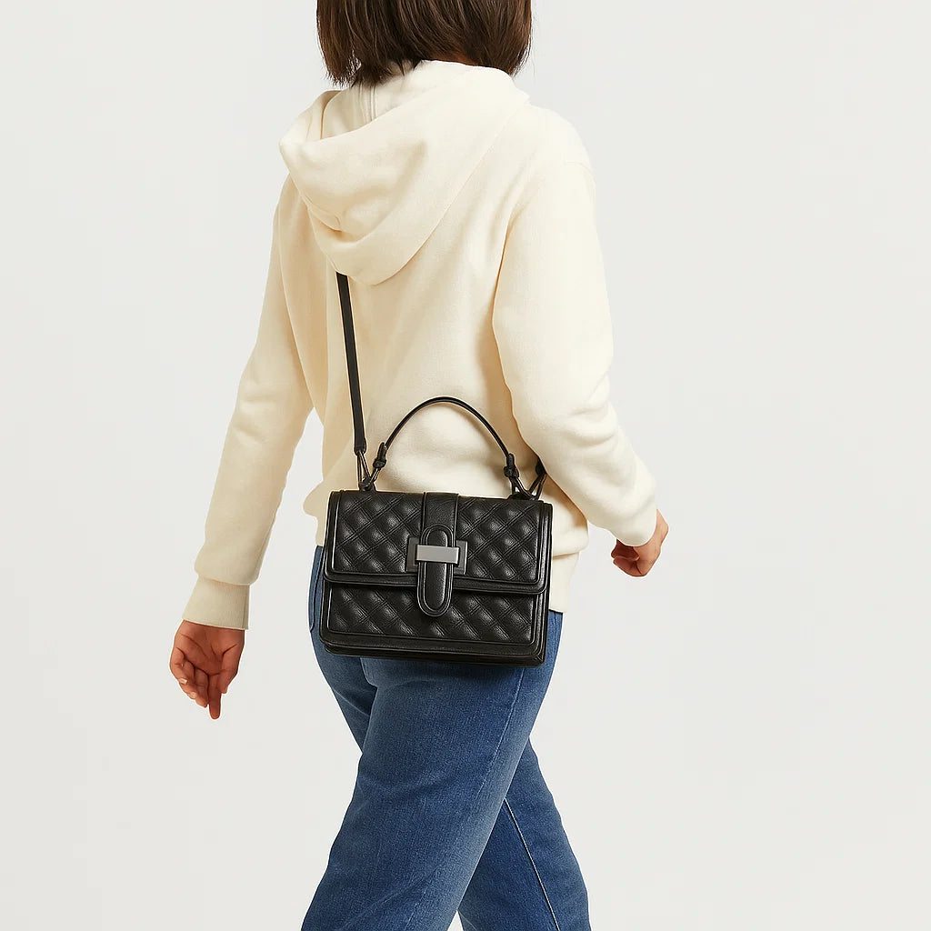 Maren | Diamond-Stitch Satchel
