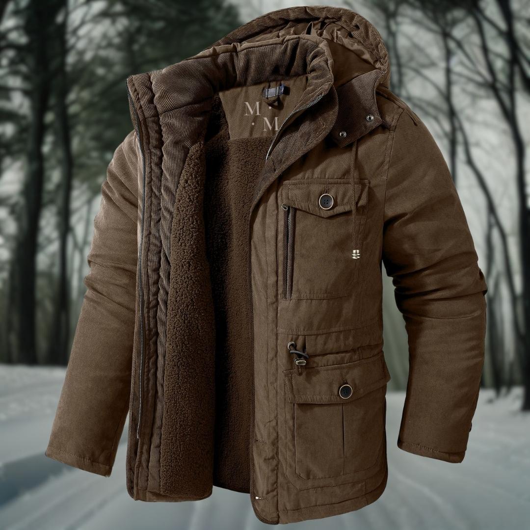 Wyatt | Men’s Utilitarian Hooded Winter Jacket with Pockets