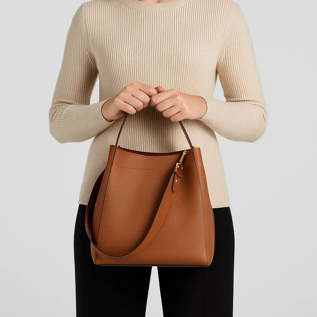 Maya | Elegant Pebbled Shoulder Bag