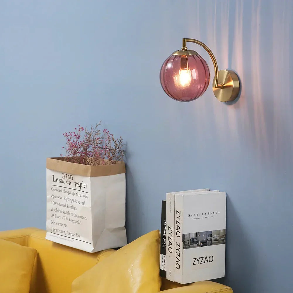 Modern Luxe Design | AuroraCrystal Glass Wall Light