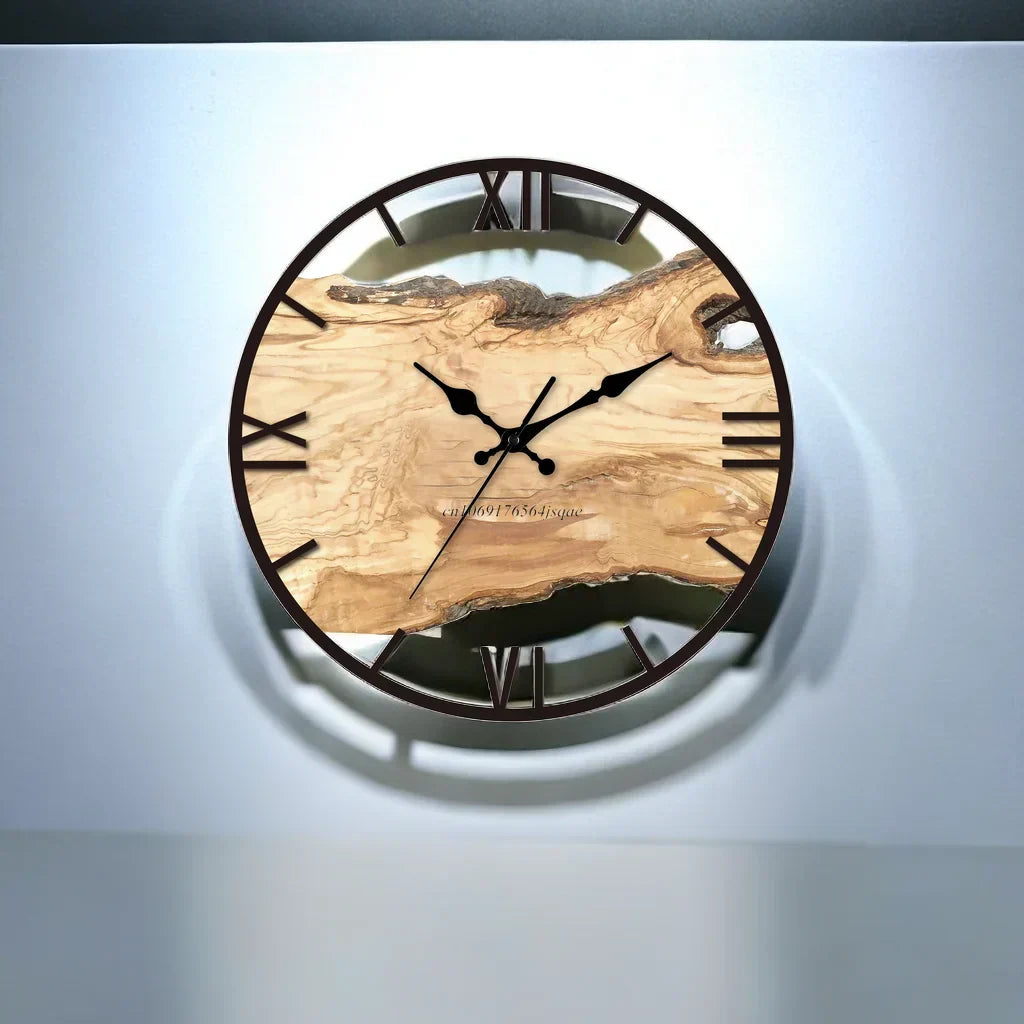 Transparent Acrylic Wall Clock | Contemporary Minimalist