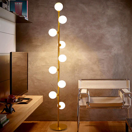 Modern Touch | HavenLume Glass LED Floor Lamp
