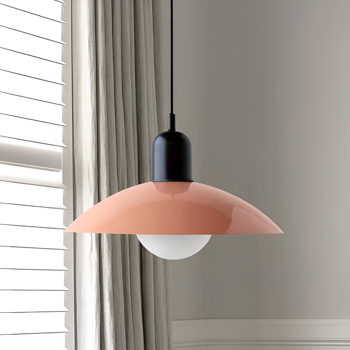 Maison Macaron Pendant | Sculpted Iron Shade in Bauhaus Hues