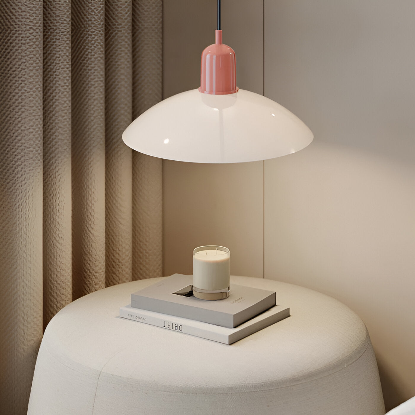 Maison Macaron Pendant | Sculpted Iron Shade in Bauhaus Hues