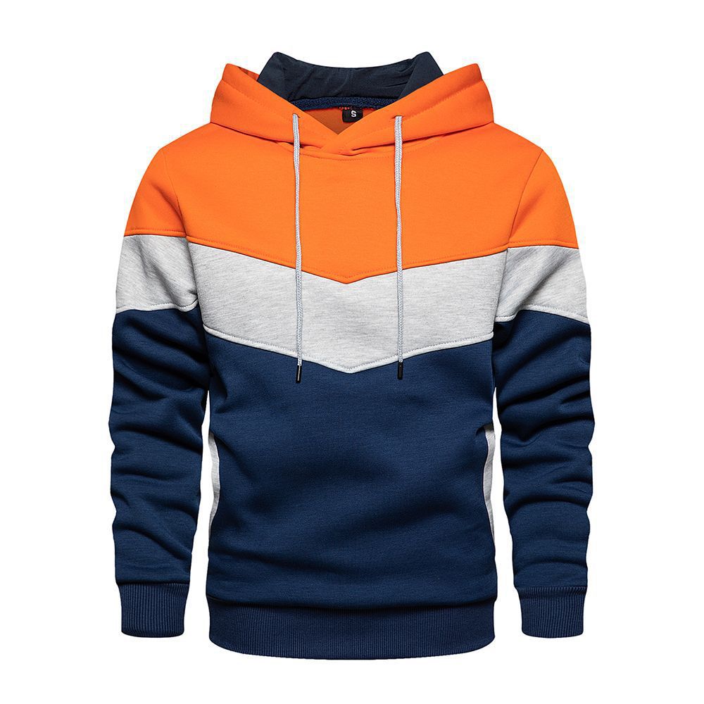 Maverick | Men’s Casual Cotton Blend Color block Hoodie