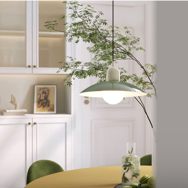 Maison Macaron Pendant | Sculpted Iron Shade in Bauhaus Hues