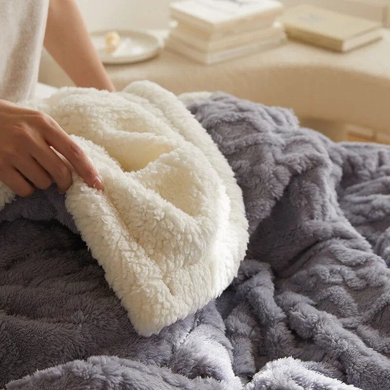 Soft Home Blanket | Comfort Throw for Bed, Sofa & On-the-Go Use
