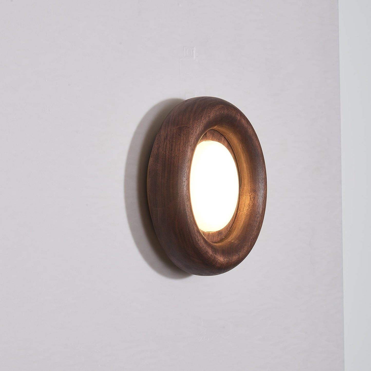 Sleek Wood Frame Style | AuraBeam LED Wall Lamp