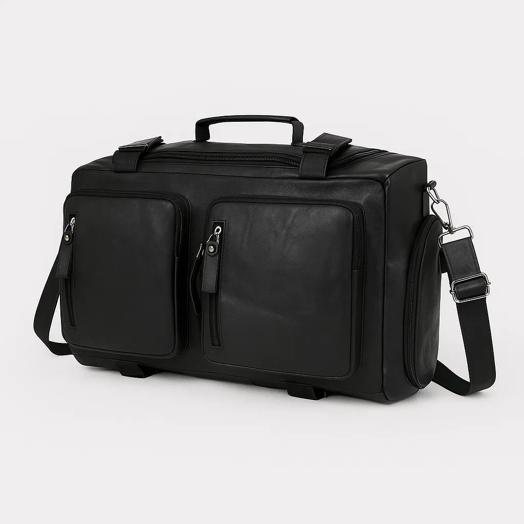 Quentin | Sleek Vegan Leather Courier