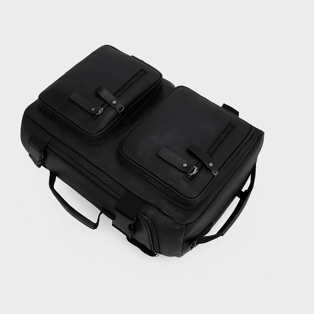 Quentin | Sleek Vegan Leather Courier
