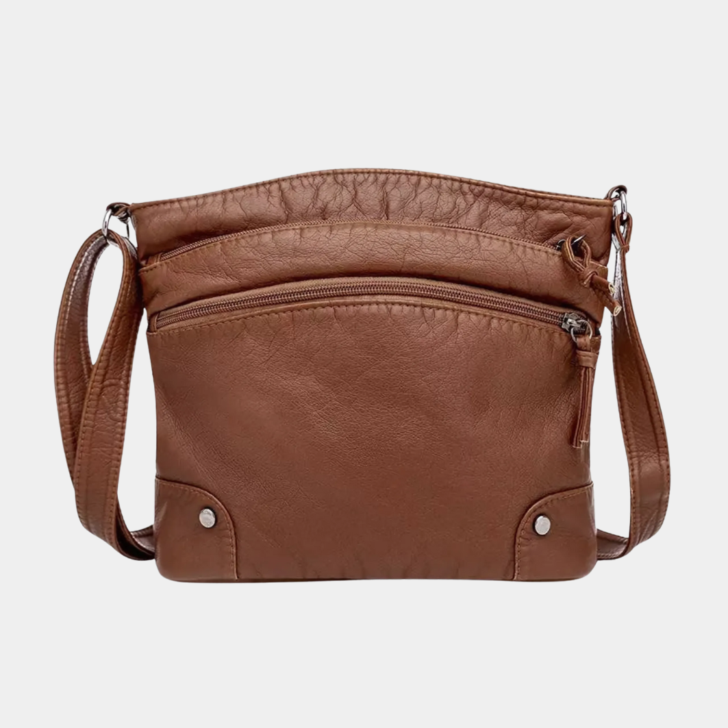 Romy | Classic Shoulder Bag wit luxurious micro-suede lining