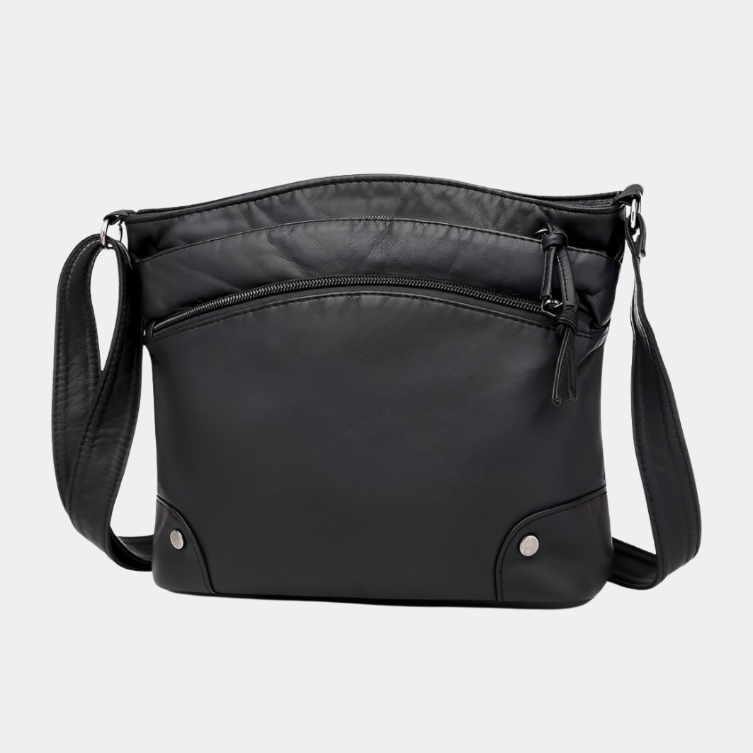 Romy | Classic Shoulder Bag wit luxurious micro-suede lining