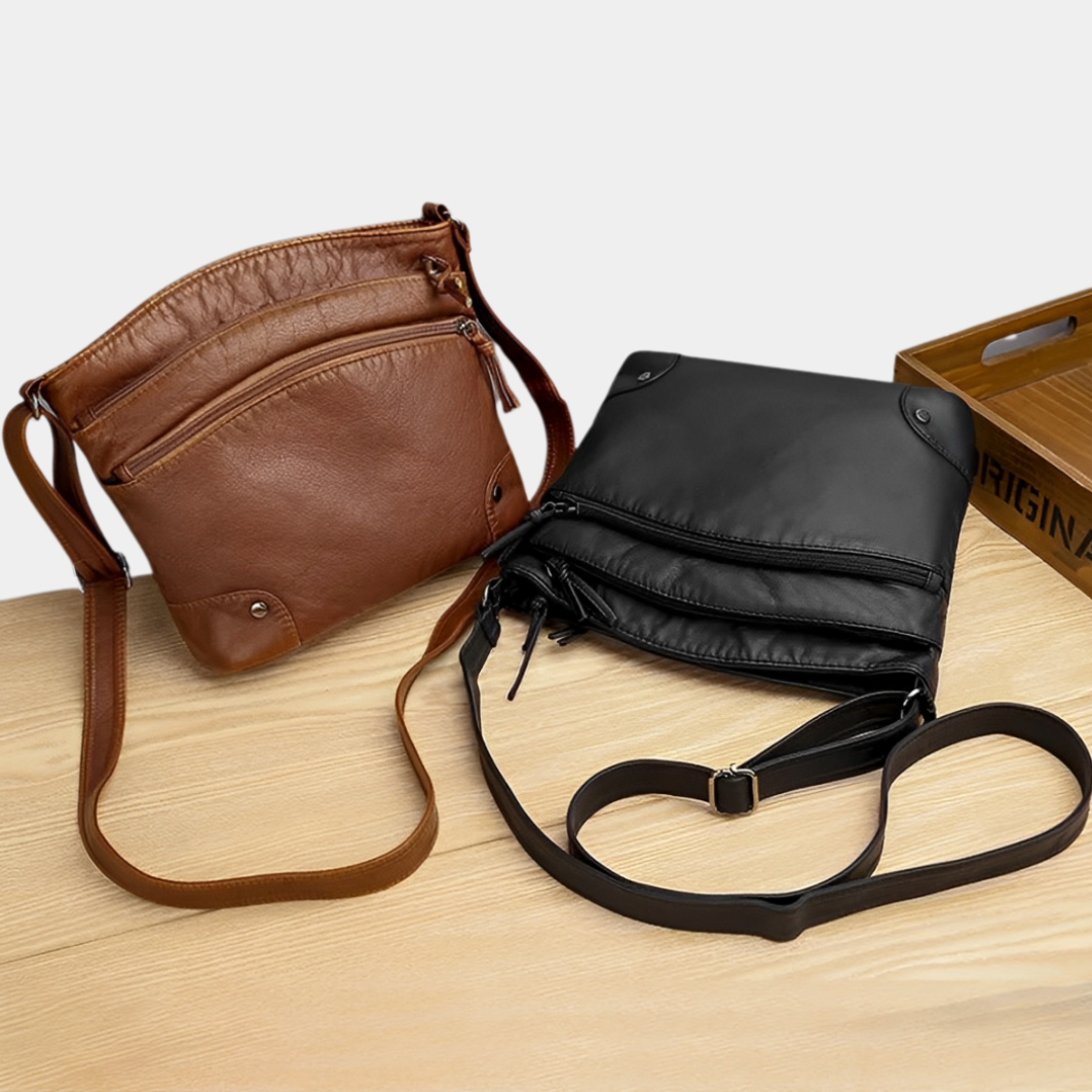 Romy | Classic Shoulder Bag wit luxurious micro-suede lining