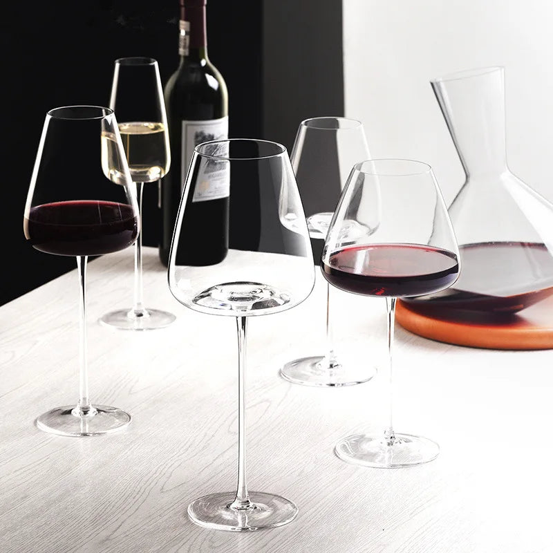 Luxury Crystal Glass Set | Handmade Wine & Champagne